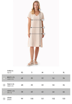 WOR17424 size chart