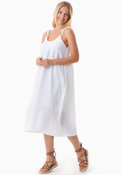 Muslin Summer Dress White