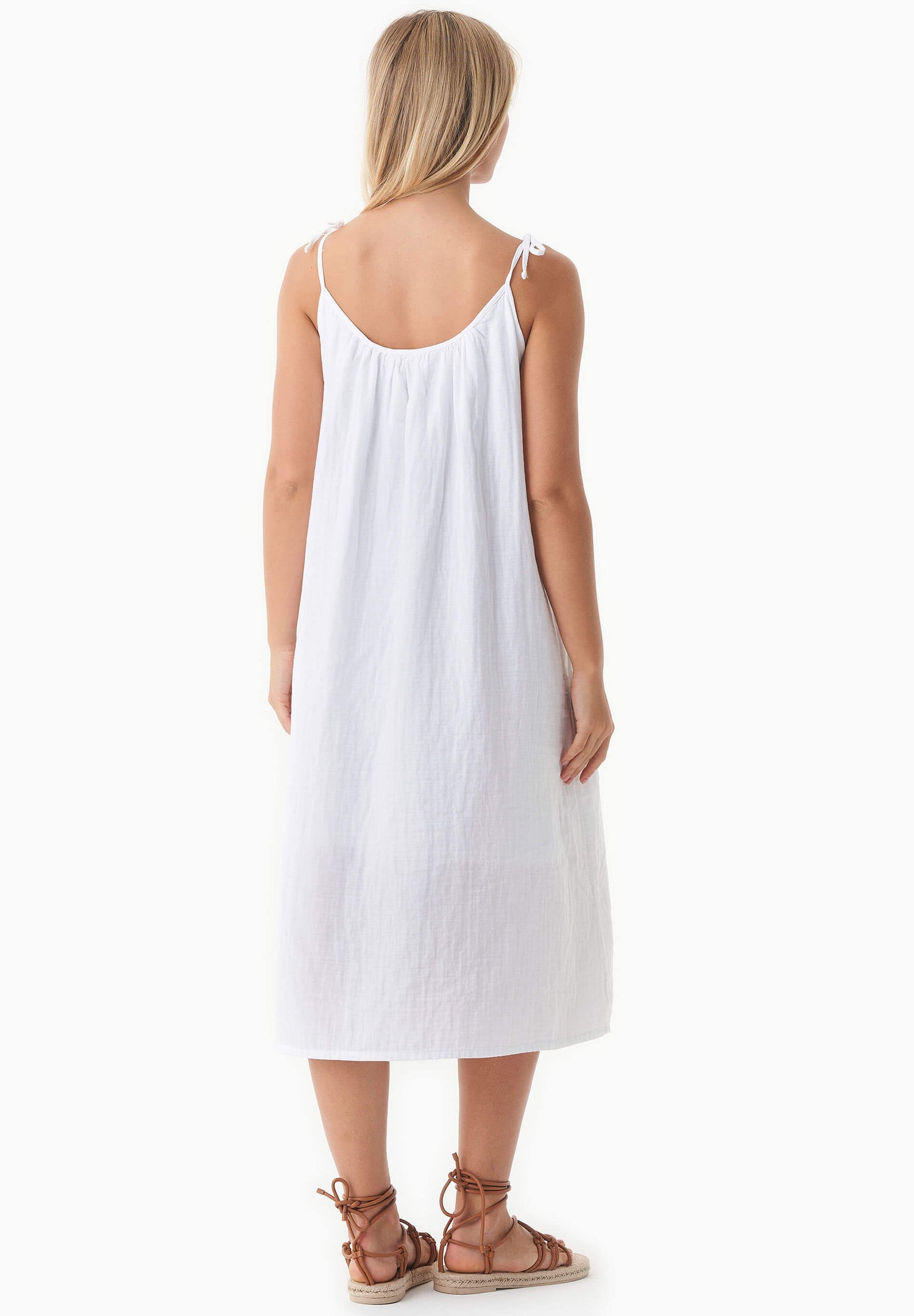 Muslin Summer Dress White