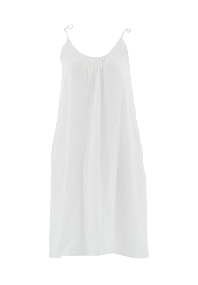 Muslin Summer Dress White