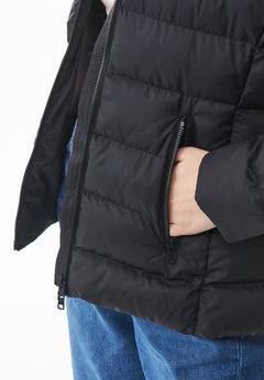 Women's Recycled Polyester Puffer Jacket Black