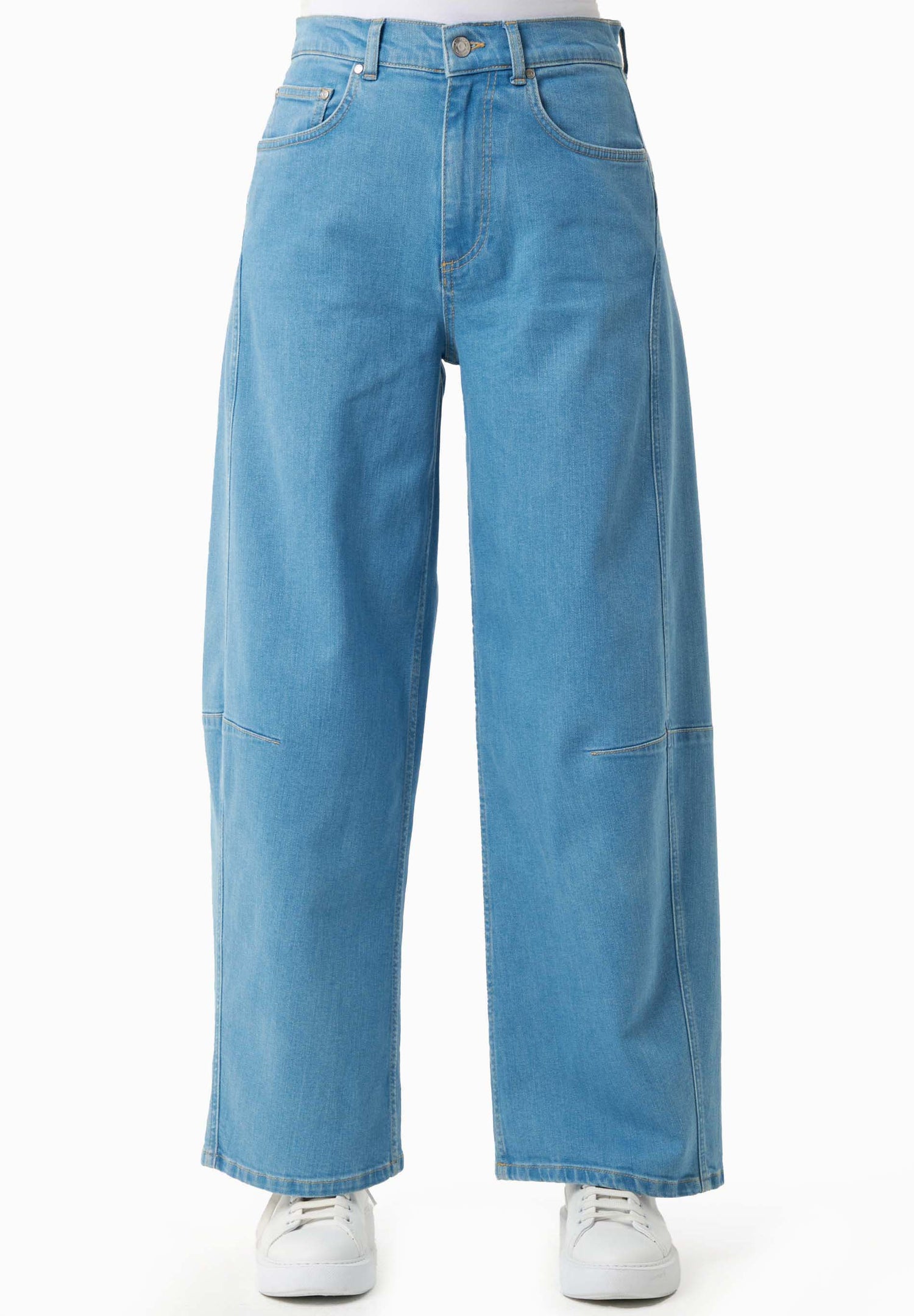 Women's Wide-Leg Jeans Light Blue