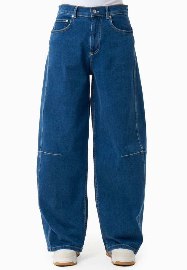 Women's Wide-Leg Jeans Medium Blue