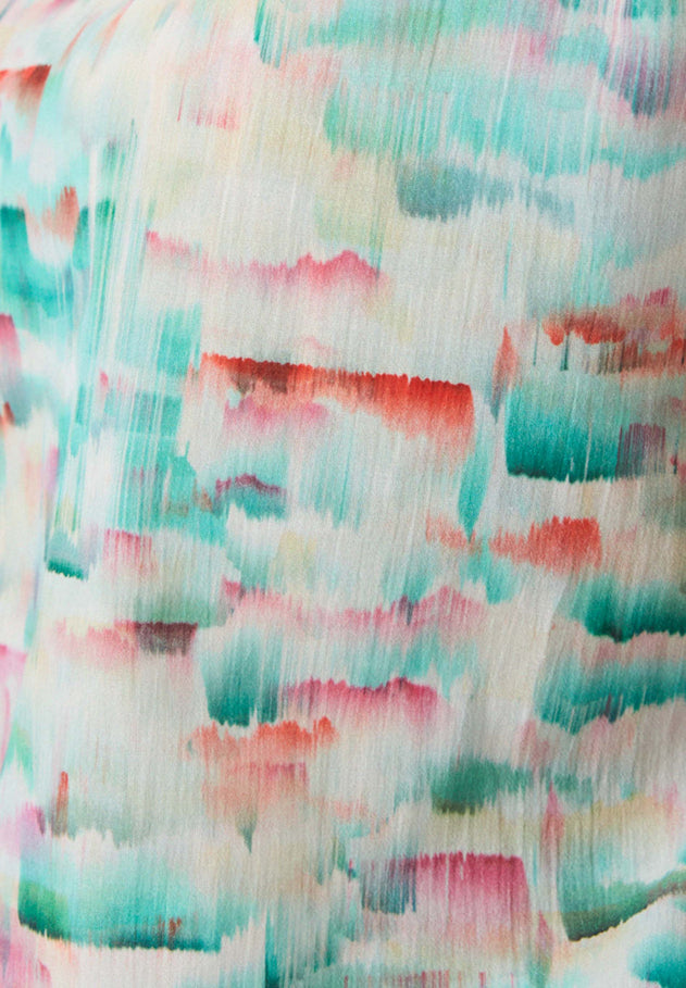 Crinkle Voile Blouse Brushed Effect