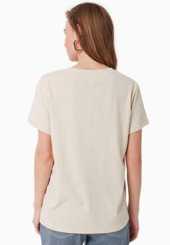 V-Neck T-Shirt Natural White