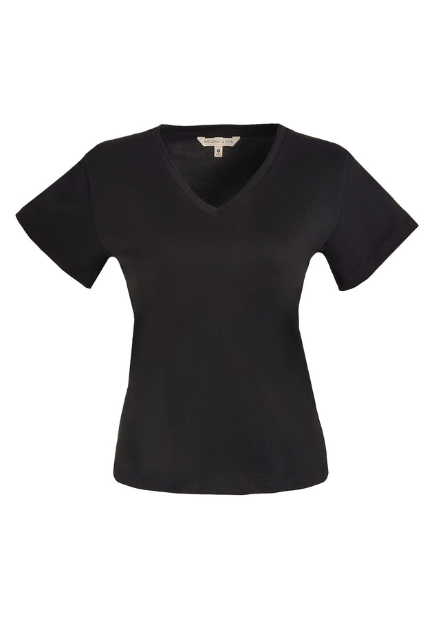 V-Neck T-Shirt Black