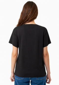 V-Neck T-Shirt Black