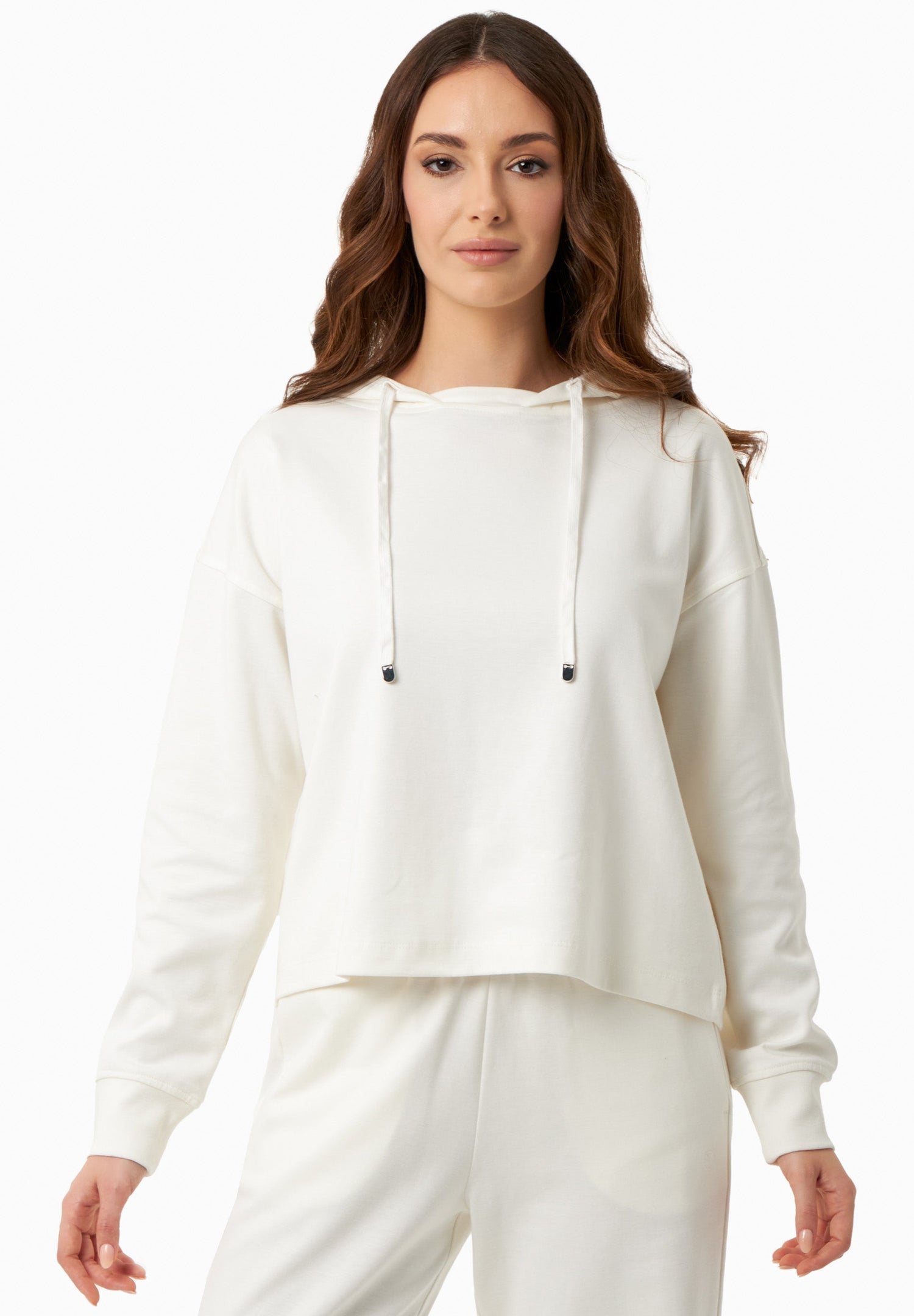Women's Modal Blend Hoodie Off White
