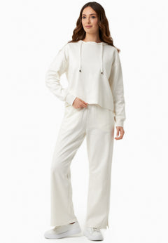 Women's Modal Blend Hoodie Off White