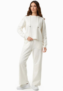 Women's Modal Blend Hoodie Off White