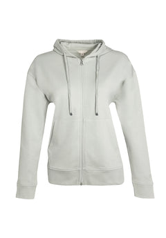 Women's Modal Blend Zipper Hoodie Green Moss