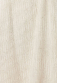 Striped Long V-Neck Summer Dress Natural/Off White