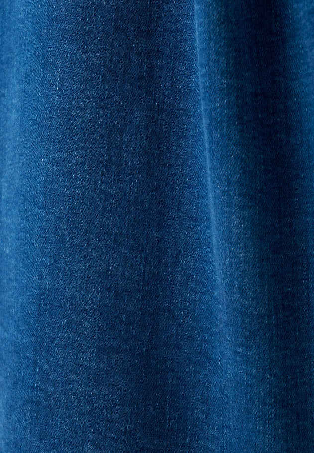 Women's Denim Organic Cotton Jacket Medium Blue