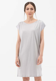 Lyocell Blend Jersey Mini Dress Cloud Grey