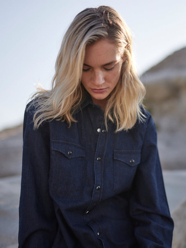 WOTE Dark Denim Shirt