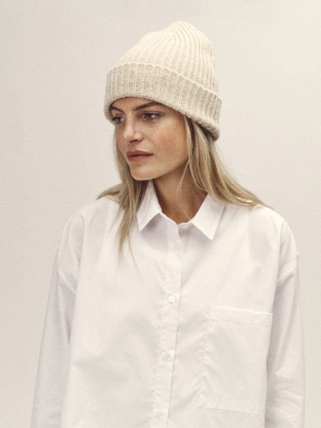 Oversized Blouse In Organic Cotton White