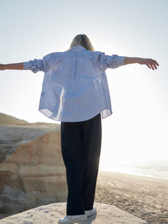 Organic Cotton Oversized Stripe Shirt