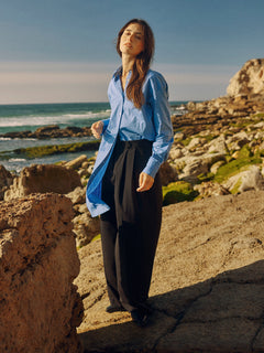 Organic Cotton Shirt Dress Stripes