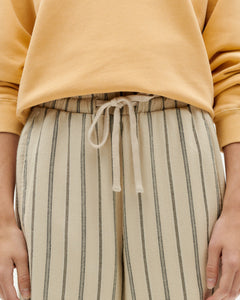 Esther Cotton Pants Grey Striped