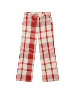 Hermione Pants Red Picnic Checks