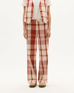 Hermione Pants Red Picnic Checks