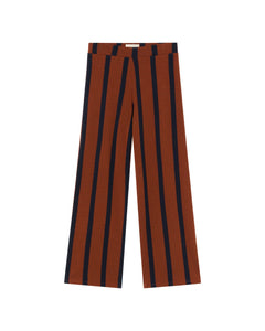 Betty Pants Navy/Brown Stripes