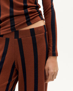 Betty Pants Navy/Brown Stripes