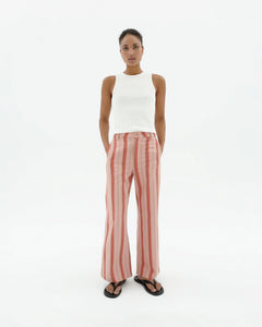 Karina High Rise Pants Striped