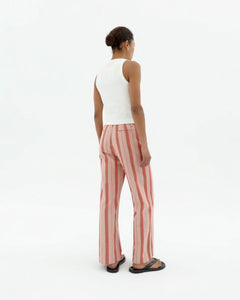 Karina High Rise Pants Striped