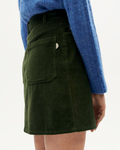 Marsha Corduroy Skirt Green