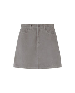 Marsha Corduroy Skirt Grey