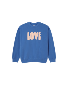 Love Sweatshirt Blue
