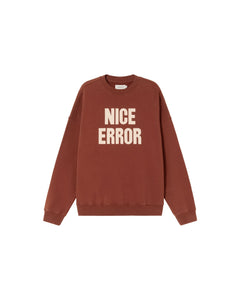 Nice Error Jimena Sweatshirt Brown