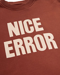 Nice Error Jimena Sweatshirt Brown