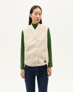 Jay Fleece Vest Ivory