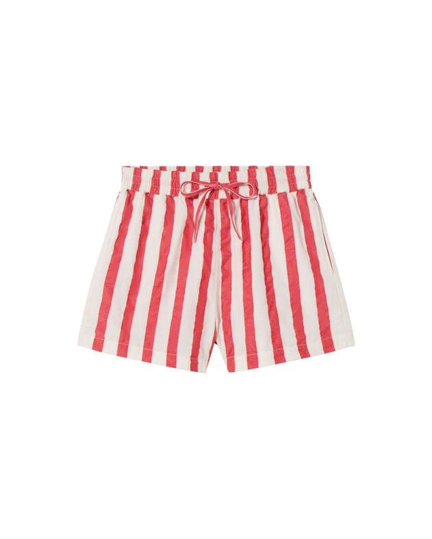Geranio Shorts Red Stripes