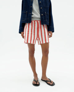 Geranio Shorts Red Stripes