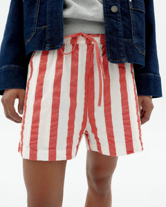 Geranio Shorts Red Stripes