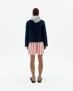 Geranio Shorts Red Stripes