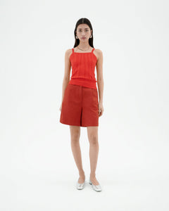 Lia Hemp Shorts Red
