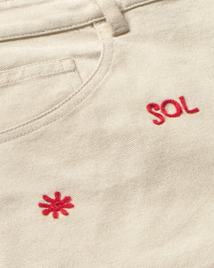 Luisa Shorts Sol White