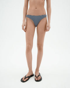 Sicilia Bikini Bottom Navy Gingham