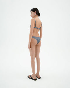 Sicilia Bikini Bottom Navy Gingham