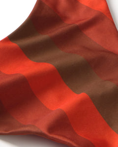 Sicilia Bikini Bottom Striped Firesand
