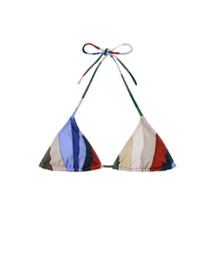 Calabria Bikini Top River Stripes Multicolor