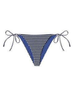 Palermo Bikini Bottom Navy Gingham