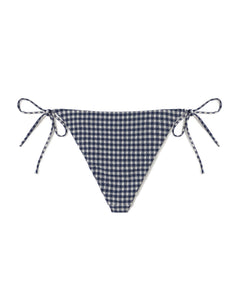 Palermo Bikini Bottom Navy Gingham