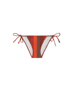 Palermo Bikini Bottom Striped Firesand