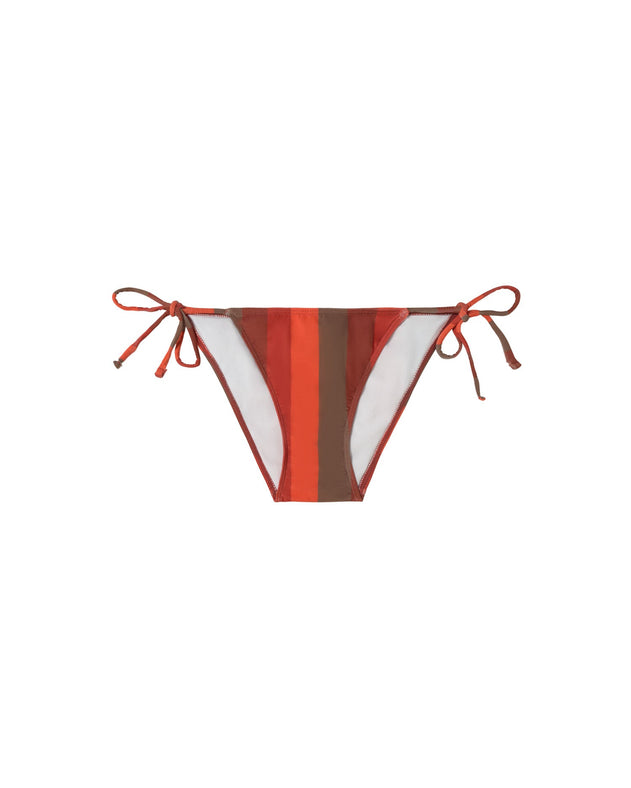 Palermo Bikini Bottom Striped Firesand