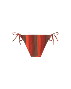 Palermo Bikini Bottom Striped Firesand